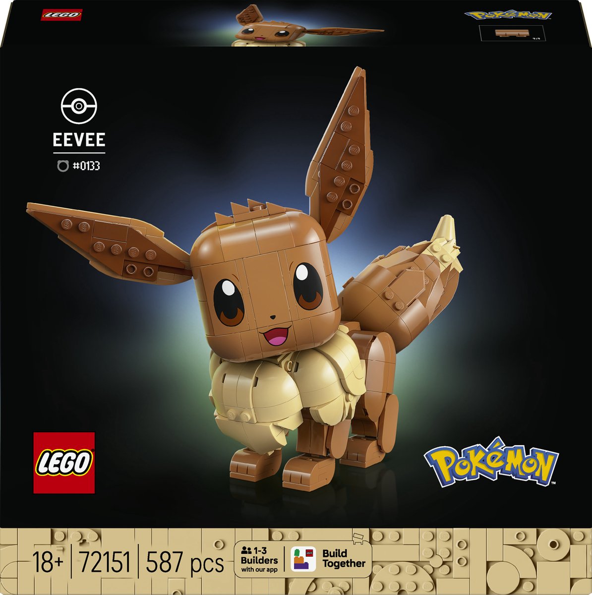 Lego Pokémon Evoli n°72151