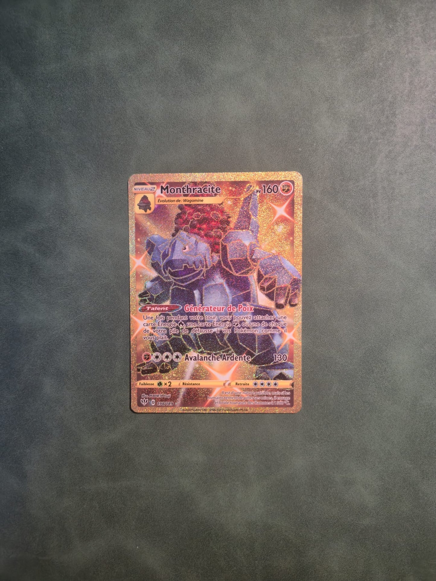Carte Pokemon Monthracite 198