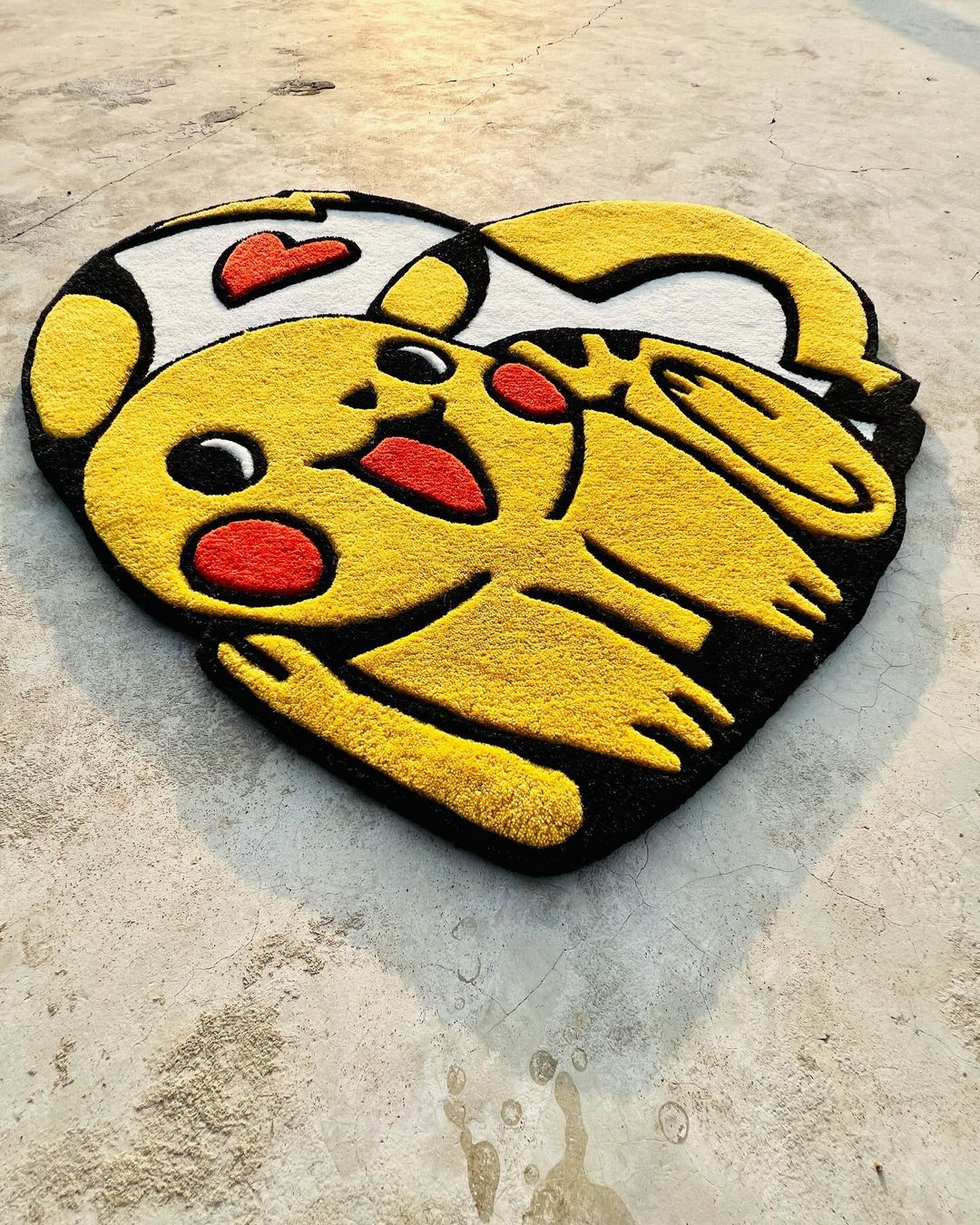 Tapis Coeur Pikachu