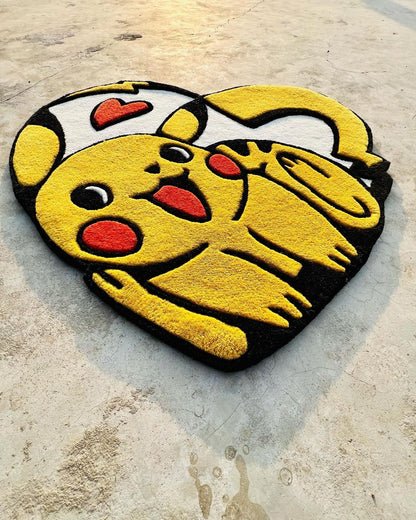 Tapis Coeur Pikachu