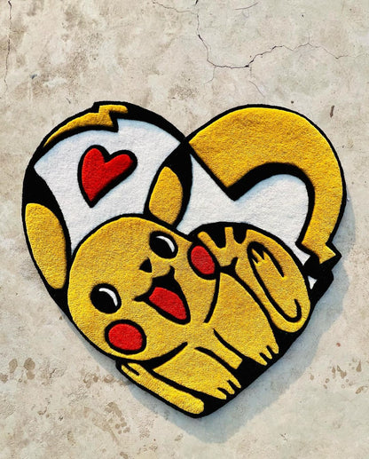 Tapis Coeur Pikachu